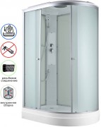 Душевая кабина Avacan C2012L AVA 120x80 стандарт, левая, стекла матовые, профиль хром Душевая кабина Avacan C2012L AVA 120x80 стандарт, левая, стекла матовые, профиль хром