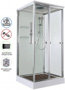 Душевая кабина Avacan V2090 AVA 90x90 стандарт, стекла прозрачные, профиль хром Душевая кабина Avacan V2090 AVA 90x90 стандарт, стекла прозрачные, профиль хром
