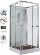 Душевая кабина Avacan V2090N AVA 90x90 без крыши стекла прозрачные, профиль хром Душевая кабина Avacan V2090N AVA 90x90 без крыши стекла прозрачные, профиль хром