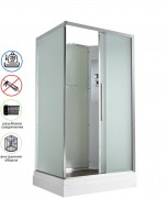 Душевая кабина Avacan KD2911N AVA 110x90 без крыши, стекла матовые, профиль хром Душевая кабина Avacan KD2911N AVA 110x90 без крыши, стекла матовые, профиль хром