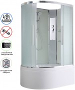 Душевая кабина Avacan EM5912RN AVA 120x90 правая, без крыши, стекла матовые, профиль хром Душевая кабина Avacan EM5912RN AVA 120x90 правая, без крыши, стекла матовые, профиль хром