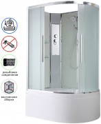 Душевая кабина Avacan EM5912LN AVA 120x90 левая, без крыши, стекла матовые, профиль хром Душевая кабина Avacan EM5912LN AVA 120x90 левая, без крыши, стекла матовые, профиль хром