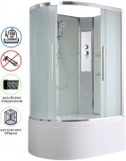 Душевая кабина Avacan EM5811RN AVA 110x80 правая, без крыши, стекла матовые, профиль хром Душевая кабина Avacan EM5811RN AVA 110x80 правая, без крыши, стекла матовые, профиль хром