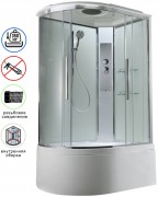 Душевая кабина Avacan EM5812RT AVA 120x80 правая, стандарт, стекла прозрачные, профиль хром Душевая кабина Avacan EM5812RT AVA 120x80 правая, стандарт, стекла прозрачные, профиль хром