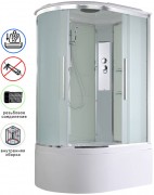 Душевая кабина Avacan EM5812R AVA 120x80 правая, стандарт, стекла матовые, профиль хром Душевая кабина Avacan EM5812R AVA 120x80 правая, стандарт, стекла матовые, профиль хром