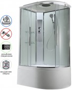 Душевая кабина Avacan EM5812LT AVA 120x80 левая, стандарт, стекла прозрачные, профиль хром Душевая кабина Avacan EM5812LT AVA 120x80 левая, стандарт, стекла прозрачные, профиль хром