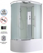 Душевая кабина Avacan EM5811R AVA 110x80 правая, стандарт, стекла матовые, профиль хром Душевая кабина Avacan EM5811R AVA 110x80 правая, стандарт, стекла матовые, профиль хром