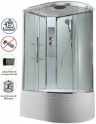 Душевая кабина Avacan EM5811LT AVA 110x80 левая, стандарт, стекла прозрачные, профиль хром Душевая кабина Avacan EM5811LT AVA 110x80 левая, стандарт, стекла прозрачные, профиль хром