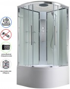 Душевая кабина Avacan EM5090T AVA 90x90 стандарт, стекла прозрачные, профиль хром Душевая кабина Avacan EM5090T AVA 90x90 стандарт, стекла прозрачные, профиль хром