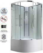 Душевая кабина Avacan EM5090NT AVA 90x90 без крыши, стекла прозрачные, профиль хром Душевая кабина Avacan EM5090NT AVA 90x90 без крыши, стекла прозрачные, профиль хром