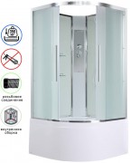 Душевая кабина Avacan EM5080N AVA 80x80 без крыши, стекла матовые, профиль хром Душевая кабина Avacan EM5080N AVA 80x80 без крыши, стекла матовые, профиль хром