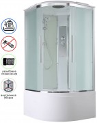 Душевая кабина Avacan EM5080 AVA 80x80 стандарт, стекла матовые, профиль хром Душевая кабина Avacan EM5080 AVA 80x80 стандарт, стекла матовые, профиль хром