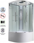 Душевая кабина Avacan EM5011T AVA 110x110 стандарт, стекла прозрачные, профиль хром Душевая кабина Avacan EM5011T AVA 110x110 стандарт, стекла прозрачные, профиль хром