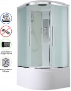 Душевая кабина Avacan EM5011NEW AVA 110x110 стандарт, стекла матовые, профиль хром Душевая кабина Avacan EM5011NEW AVA 110x110 стандарт, стекла матовые, профиль хром
