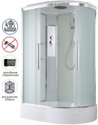 Душевая кабина Avacan EM3912L AVA 120x90 левая, стандарт, стекла матовые, профиль хром Душевая кабина Avacan EM3912L AVA 120x90 левая, стандарт, стекла матовые, профиль хром