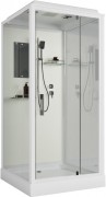 Душевая кабина Niagara Standart ST80/15Q 80x80 стекла прозрачные/белые, профиль белый Душевая кабина Niagara Standart ST80/15Q 80x80 стекла прозрачные/белые, профиль белый