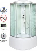 Душевая кабина Avacan L910GM+EL AVA 100x100 с гидромассажем и электрикой (стекла матовые с рисунком) Душевая кабина Avacan L910GM+EL AVA 100x100 с гидромассажем и электрикой (стекла матовые с рисунком)