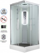Душевая кабина Avacan K2080LED AVA 80x80 LED, стекла прозрачные, профиль хром Душевая кабина Avacan K2080LED AVA 80x80 LED, стекла прозрачные, профиль хром