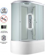 Душевая кабина Avacan C5012RLED AVA 120x80 LED, правая, стекла матовые, профиль хром Душевая кабина Avacan C5012RLED AVA 120x80 LED, правая, стекла матовые, профиль хром