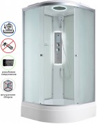 Душевая кабина Avacan C3090 AVA LED 90x90 LED, стекла матовые, профиль хром Душевая кабина Avacan C3090 AVA LED 90x90 LED, стекла матовые, профиль хром