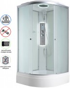 Душевая кабина Avacan C3080 LED AVA 80x80 LED, стекла матовые, профиль хром Душевая кабина Avacan C3080 LED AVA 80x80 LED, стекла матовые, профиль хром