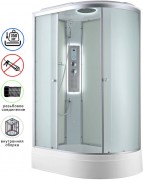 Душевая кабина Avacan C3012RLED AVA 120x80 LED, правая, стекла матовые, профиль хром Душевая кабина Avacan C3012RLED AVA 120x80 LED, правая, стекла матовые, профиль хром
