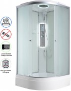 Душевая кабина Avacan C3010 LED AVA 100x100 LED, стекла матовые, профиль хром Душевая кабина Avacan C3010 LED AVA 100x100 LED, стекла матовые, профиль хром