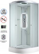 Душевая кабина Avacan C2010 LED AVA 100x100 LED, стекла матовые, профиль хром Душевая кабина Avacan C2010 LED AVA 100x100 LED, стекла матовые, профиль хром