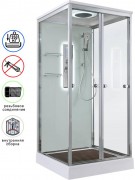 Душевая кабина Avacan V2010LED AVA 100x100 LED, стекла прозрачные, профиль хром Душевая кабина Avacan V2010LED AVA 100x100 LED, стекла прозрачные, профиль хром