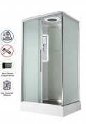 Душевая кабина Avacan KD2912LED AVA 120x90 LED, стекла матовые, профиль хром Душевая кабина Avacan KD2912LED AVA 120x90 LED, стекла матовые, профиль хром