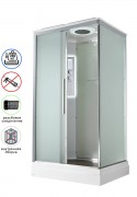 Душевая кабина Avacan KD2911LED AVA 110x90 LED, стекла матовые, профиль хром Душевая кабина Avacan KD2911LED AVA 110x90 LED, стекла матовые, профиль хром