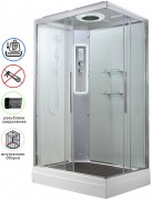 Душевая кабина Avacan K2011LED AVA 110x90 LED, стекла прозрачные, профиль хром Душевая кабина Avacan K2011LED AVA 110x90 LED, стекла прозрачные, профиль хром