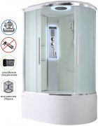 Душевая кабина Avacan EM5811LLED AVA 110x80 левая, LED, стекла матовые, профиль хром Душевая кабина Avacan EM5811LLED AVA 110x80 левая, LED, стекла матовые, профиль хром