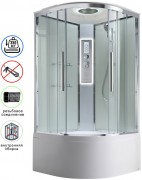 Душевая кабина Avacan EM5090LEDT AVA 90x90 LED, стекла прозрачные, профиль хром Душевая кабина Avacan EM5090LEDT AVA 90x90 LED, стекла прозрачные, профиль хром