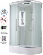 Душевая кабина Avacan EM3912LLED AVA 120x90 левая, LED, стекла матовые, профиль хром Душевая кабина Avacan EM3912LLED AVA 120x90 левая, LED, стекла матовые, профиль хром