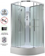 Душевая кабина Avacan EM3090NT AVA 90x90 без крыши, стекла прозрачные, профиль хром Душевая кабина Avacan EM3090NT AVA 90x90 без крыши, стекла прозрачные, профиль хром