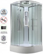 Душевая кабина Avacan EM3090LEDT AVA 90x90 LED, стекла прозрачные, профиль хром Душевая кабина Avacan EM3090LEDT AVA 90x90 LED, стекла прозрачные, профиль хром