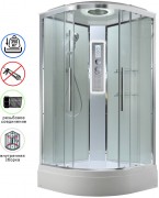 Душевая кабина Avacan EM3080LEDT AVA 80x80 LED, стекла прозрачные, профиль хром Душевая кабина Avacan EM3080LEDT AVA 80x80 LED, стекла прозрачные, профиль хром