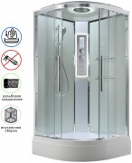 Душевая кабина Avacan EM3010LEDT AVA 100x100 LED, стела прозрачные, профиль хром Душевая кабина Avacan EM3010LEDT AVA 100x100 LED, стела прозрачные, профиль хром