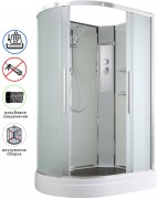 Душевая кабина Avacan EM2812RN AVA 120x80 правая, без крыши, стекла матовые, профиль хром Душевая кабина Avacan EM2812RN AVA 120x80 правая, без крыши, стекла матовые, профиль хром