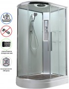 Душевая кабина Avacan EM2812RLEDT AVA 120x80 правая, LED, стекла прозрачные, профиль хром Душевая кабина Avacan EM2812RLEDT AVA 120x80 правая, LED, стекла прозрачные, профиль хром