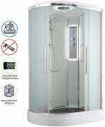 Душевая кабина Avacan EM2812RLED AVA 120x80 правая, LED, стекла матовые, профиль хром Душевая кабина Avacan EM2812RLED AVA 120x80 правая, LED, стекла матовые, профиль хром