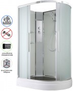 Душевая кабина Avacan EM2812LN AVA 120x80 левая, без крыши, стекла матовые, профиль хром Душевая кабина Avacan EM2812LN AVA 120x80 левая, без крыши, стекла матовые, профиль хром