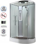 Душевая кабина Avacan EM2812LLEDT AVA 120x80 левая, LED, стекла прозрачные, профиль хром Душевая кабина Avacan EM2812LLEDT AVA 120x80 левая, LED, стекла прозрачные, профиль хром