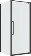 Душевой уголок Niagara Nova NG-35-8AGR-A100GR-34 80x80 стекла прозрачные, профиль графит
