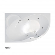 Гидромассажная ванна Triton Мари базовая Flat 170х110 R Гидромассажная ванна Triton Мари базовая Flat 170х110 R
