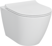 Унитаз подвесной Vitra Sanibelle SmoothFlush 7551B003-0075 с сиденьем микролифт 801-003-019 Унитаз подвесной Vitra Sanibelle SmoothFlush 7551B003-0075 с сиденьем микролифт 801-003-019