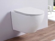 Унитаз подвесной Ceramalux 5177 TORNADO 36x48,5 безободковый белый с сиденьем дюропласт Унитаз подвесной Ceramalux 5177 TORNADO 36x48,5 безободковый белый с сиденьем дюропласт