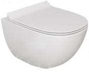 Унитаз подвесной Caprigo Vittoria V-1003 36,5x50,5 сиденье Duroplast, микролифт, белый Унитаз подвесной Caprigo Vittoria V-1003 36,5x50,5 сиденье Duroplast, микролифт, белый