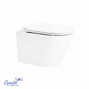 Унитаз подвесной Ceruttispa IRENEO Aria Tornado CT12148 35,5x42 сиденье дюропласт, белый глянец Унитаз подвесной Ceruttispa IRENEO Aria Tornado CT12148 35,5x42 сиденье дюропласт, белый глянец